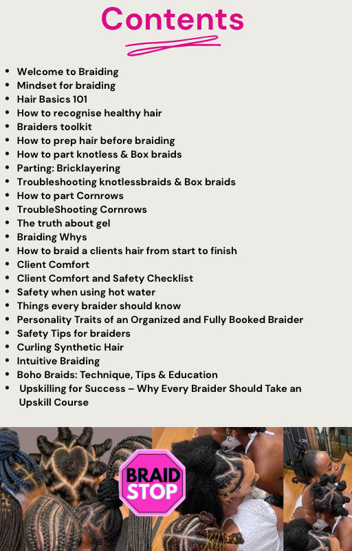 BRAIDSTOP Foundations for success in braiding - 2